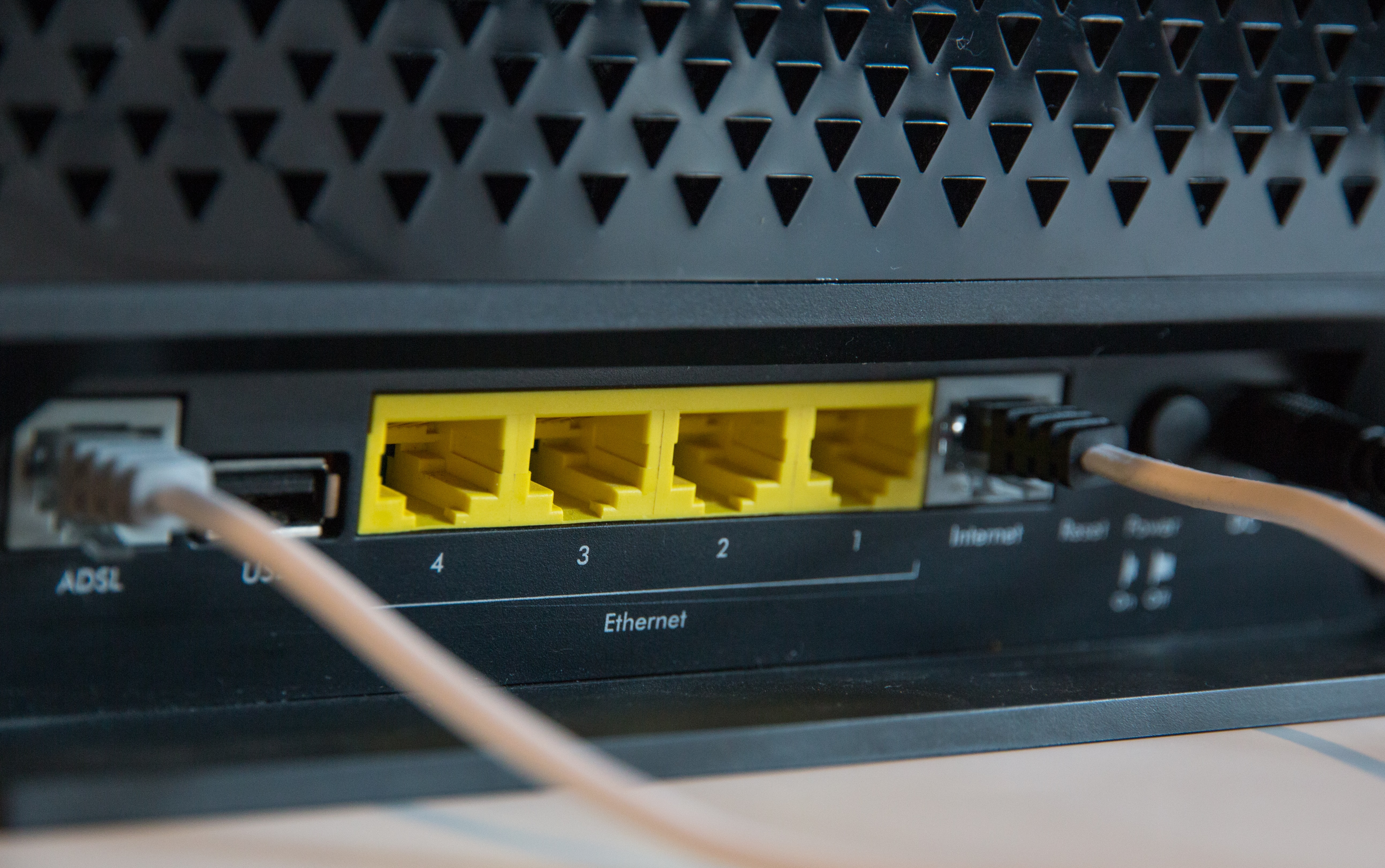 Wireless Router with Ethernet Port (Unsplash)